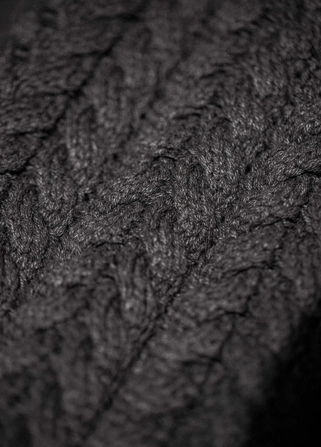 American Charcoal Gray Vintage Fruit Collar Cardigan Knitted Elasticity Men's Jacket - Harmony Gallery