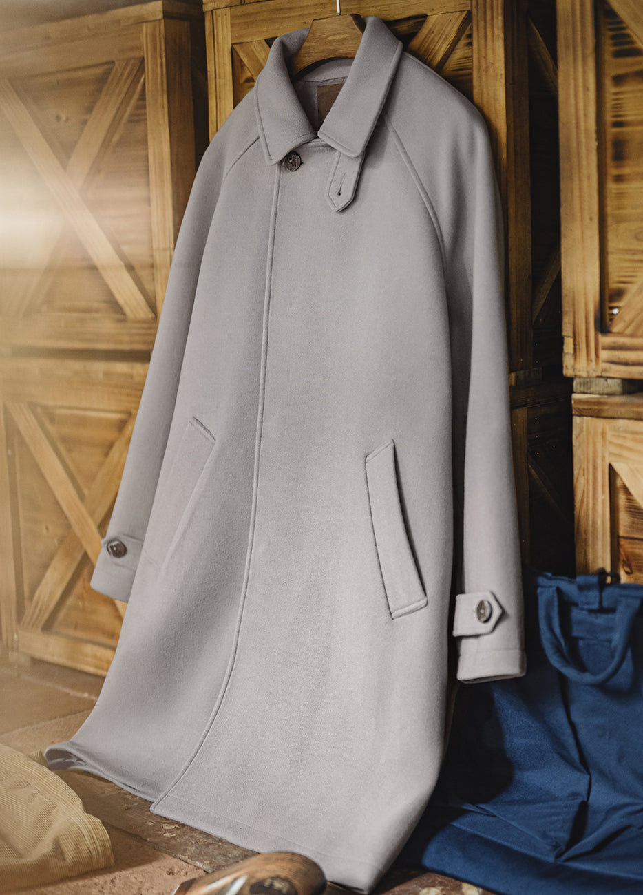 German Retro Mid-Length Oversized Outerwear Business And Leisure Men's Coat