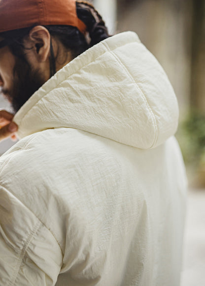 American Fleece Pullover With Pockets Commuting Fleece Lined Warm Men's Sweater