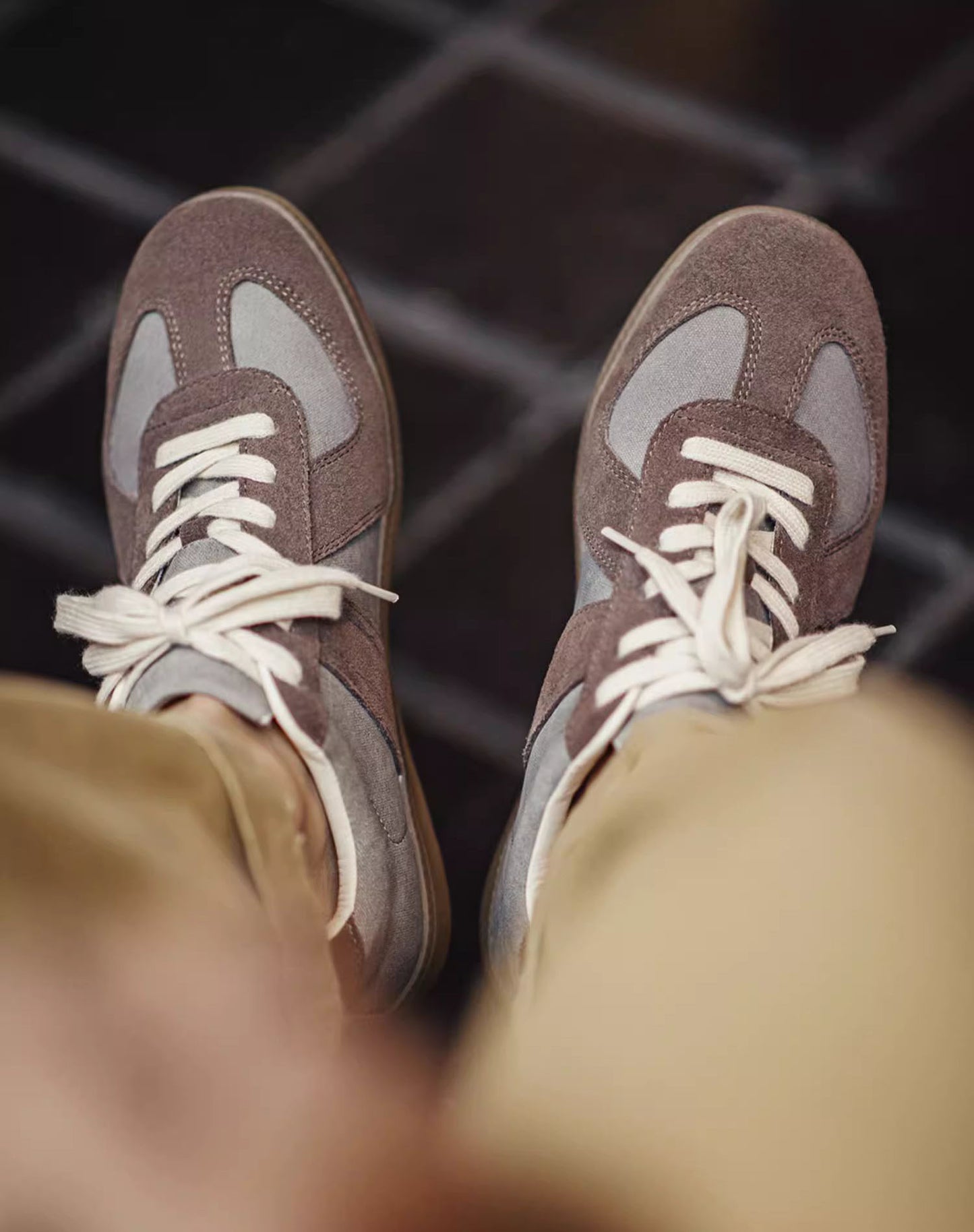 German Army Retro Flip-Up Moral Versatile Sports Men's Casual Shoes