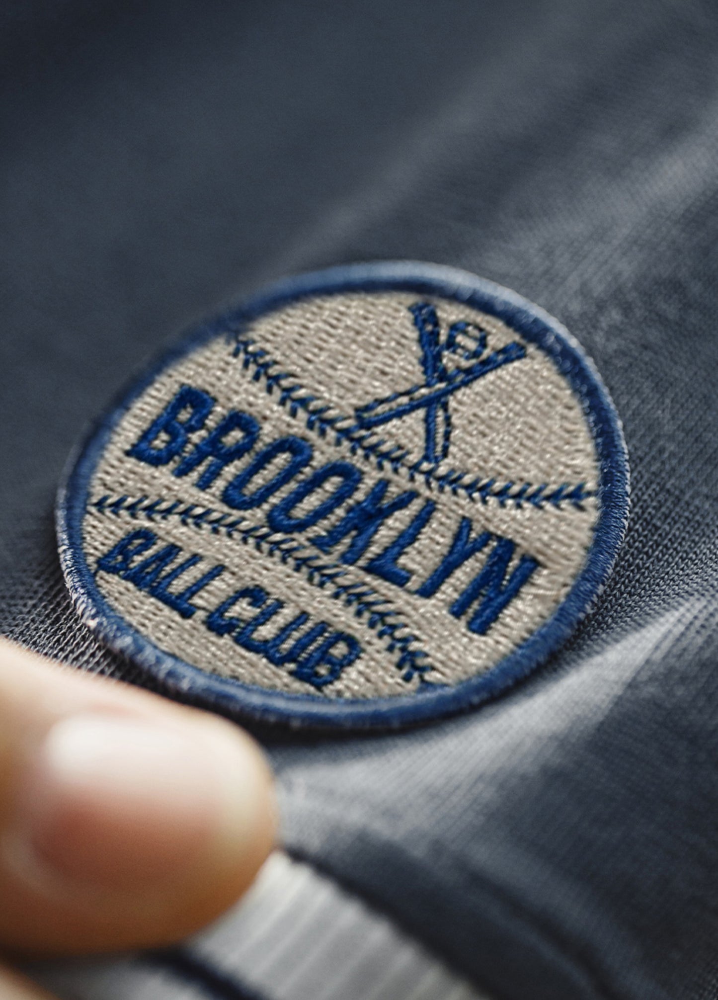 American Retro Henry Shirt Heavy Gray Blue Contrast Color Men's T-Shirt - Harmony Gallery