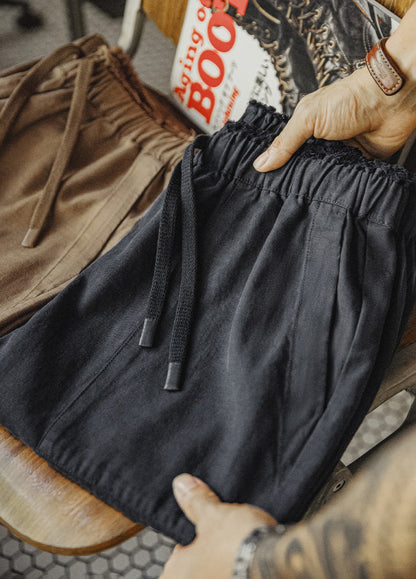 American Retro Lyocell Tencel Becker Pants Tapered Daily Cotton Men's Trousers - Harmony Gallery