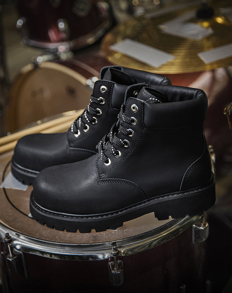 American Big Martin Boots Round Toe Work Mid-Cut Commuter Men's Boot - Harmony Gallery