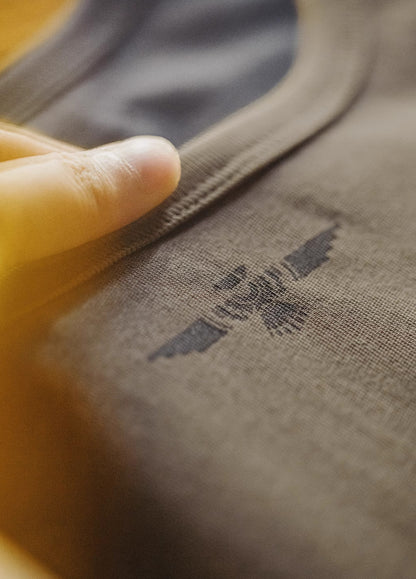 American Retro Full Print Pure Cotton Heavy Vintage Daily Men's T-Shirt - Harmony Gallery