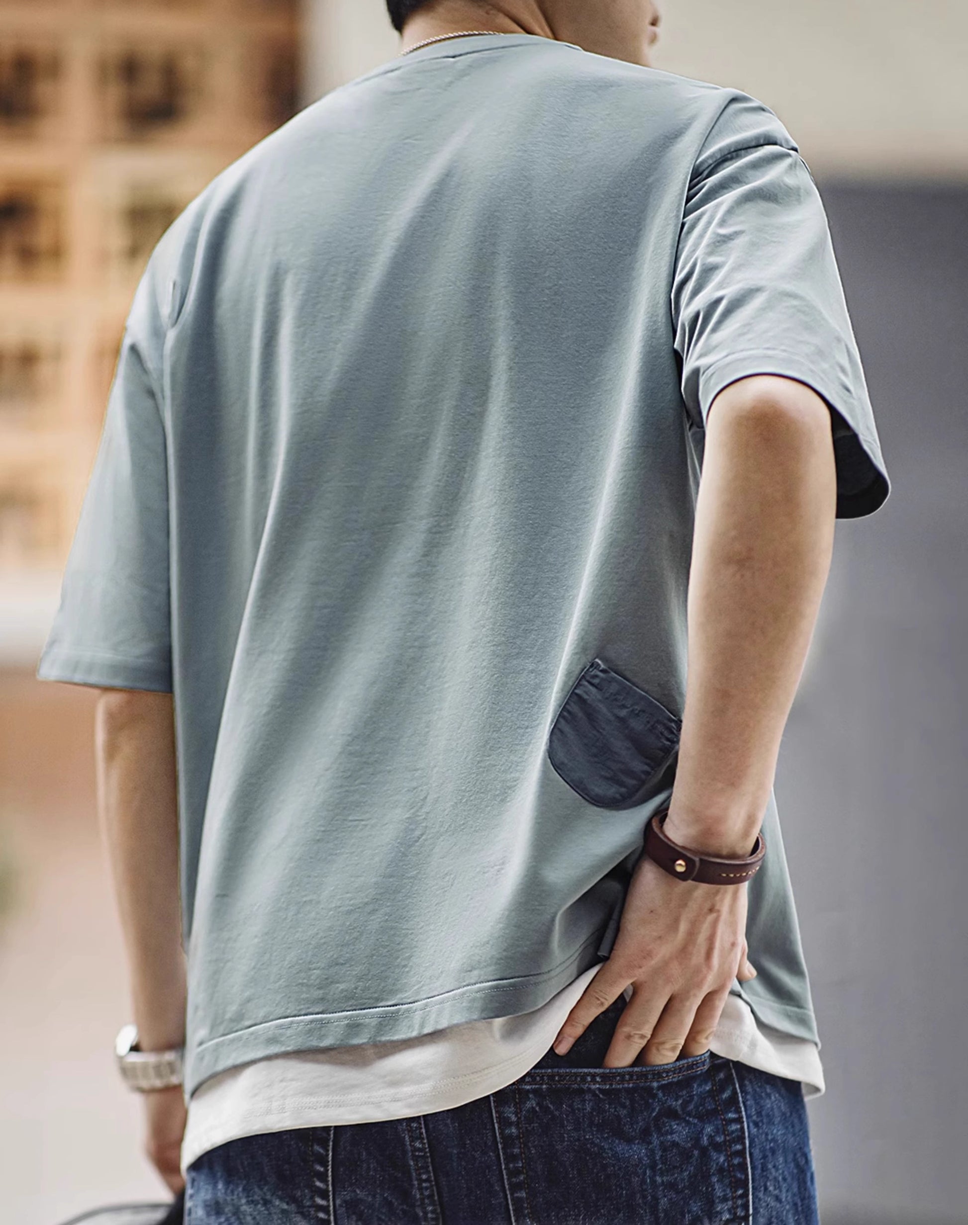 American Sorona Cool Breathable Antibacterial Half-Sleeved American Sorona Cool Breathable Antibacterial Half-Sleeved