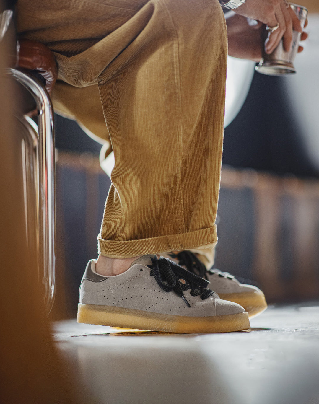 American Retro Pure Gray Mesh Navajo Versatile Sports Men's Casual Shoes - Harmony Gallery