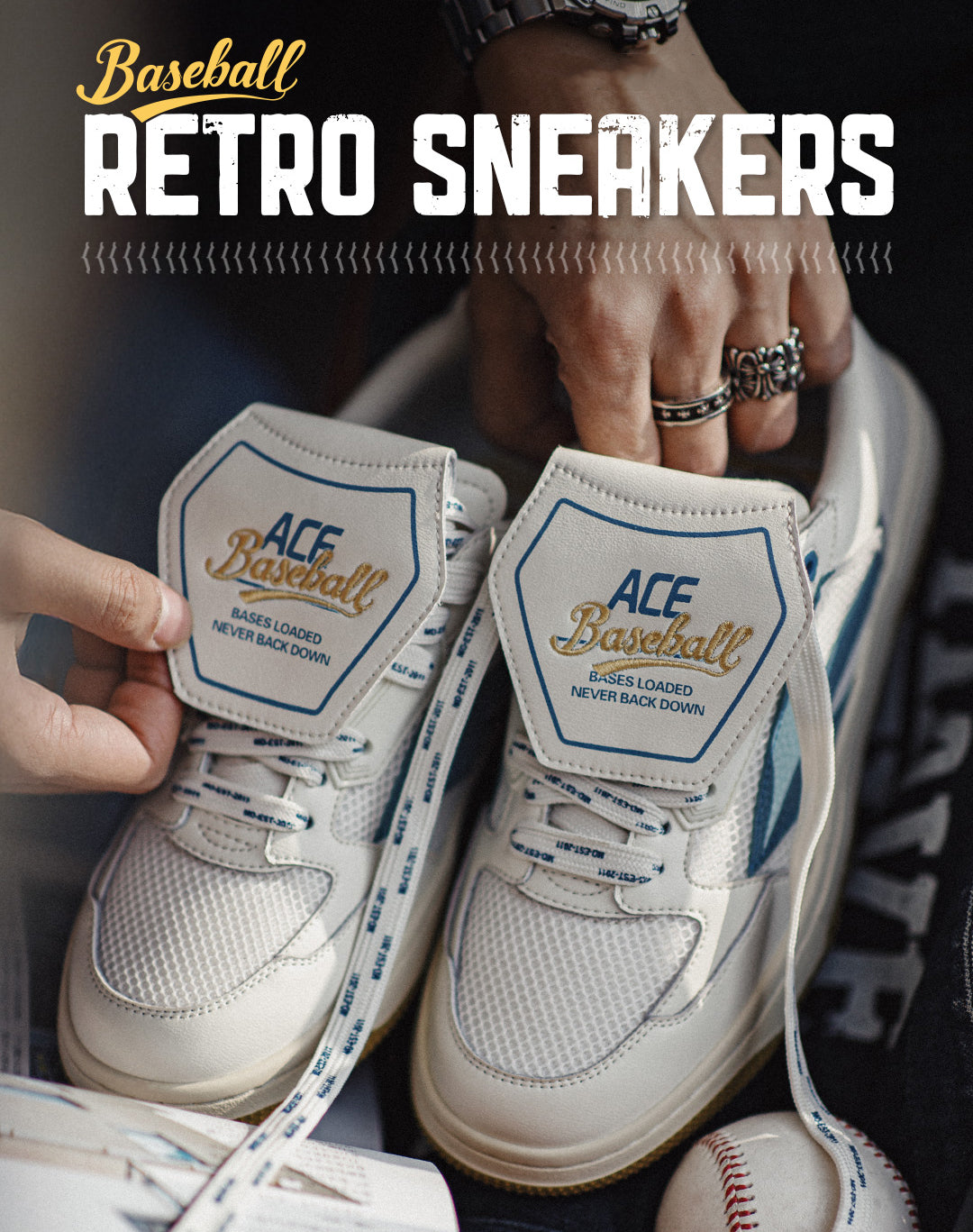 American Retro White Mesh Breathable High Street Daily Men's Casual Shoes - Harmony Gallery