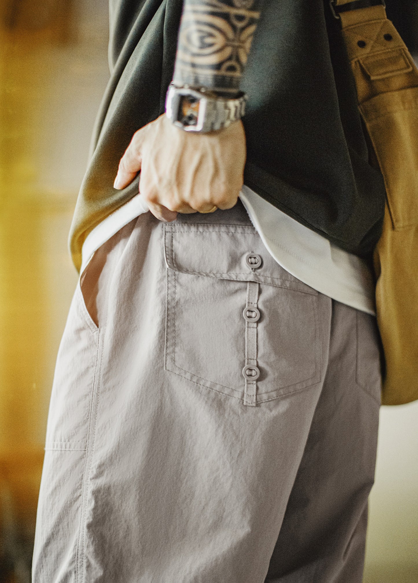 American Casual Water-Repellent Easy Pants Thin Commuter Men's Trousers - Harmony Gallery