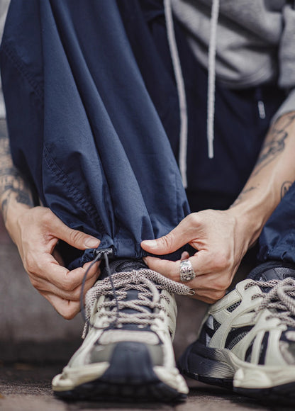 American M65 Large Pocket City Boy Woven Tapered Long Men's Trousers