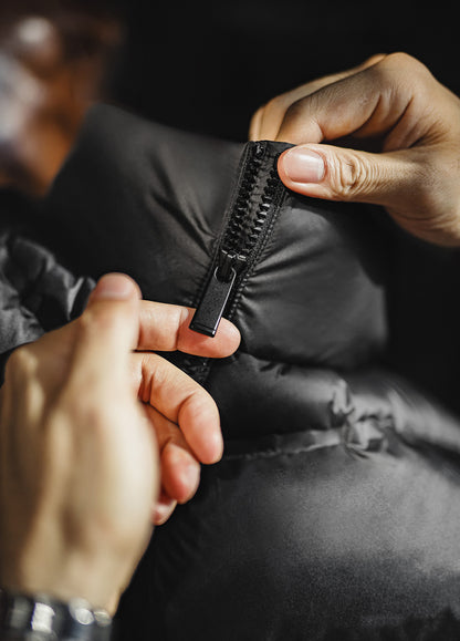 American Matte Short Sealed Bread Warm Outerwear Drill-Proof Men's Jacket