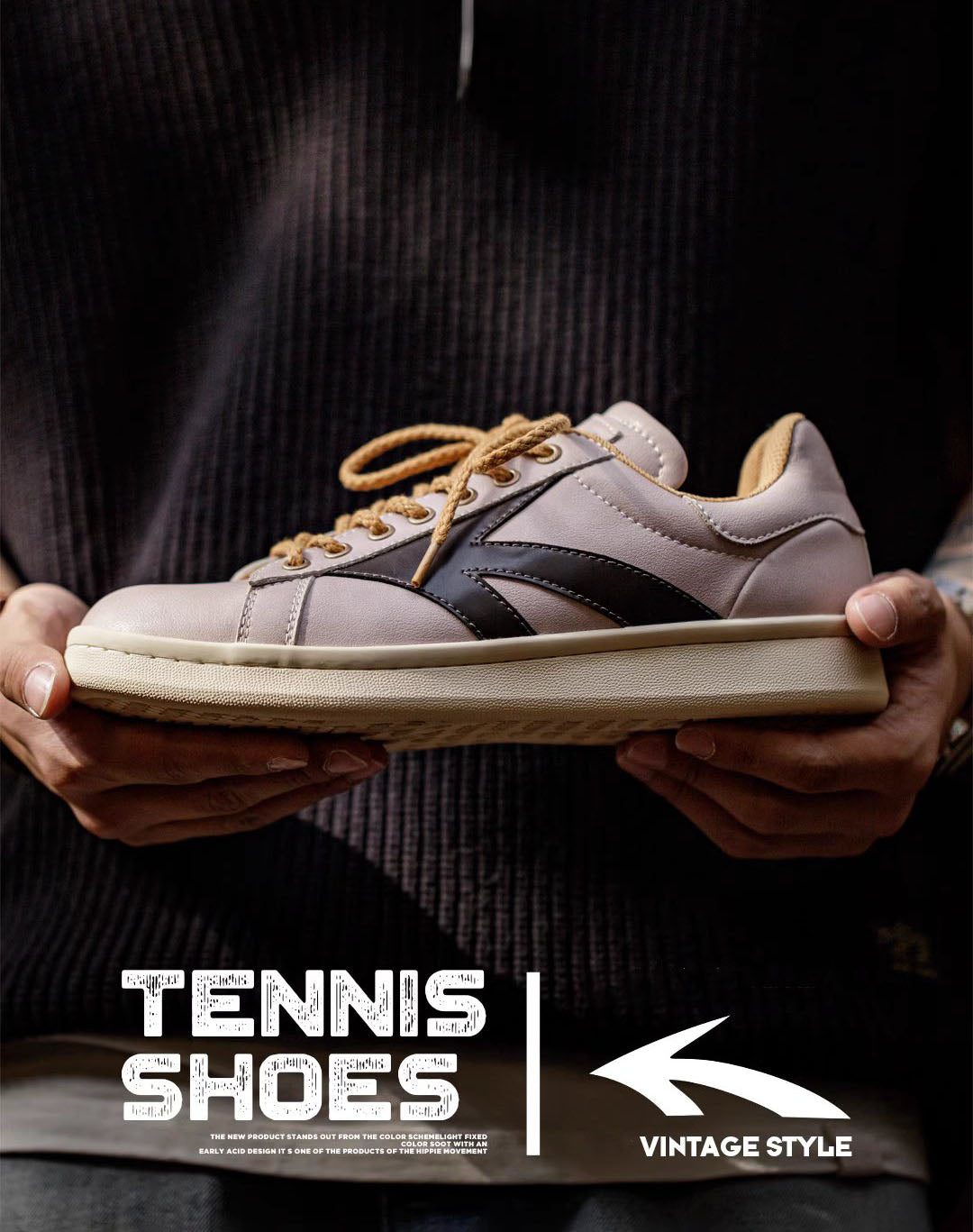 Retro Personalized Arrow Versatile Sports Men's Casual Shoes