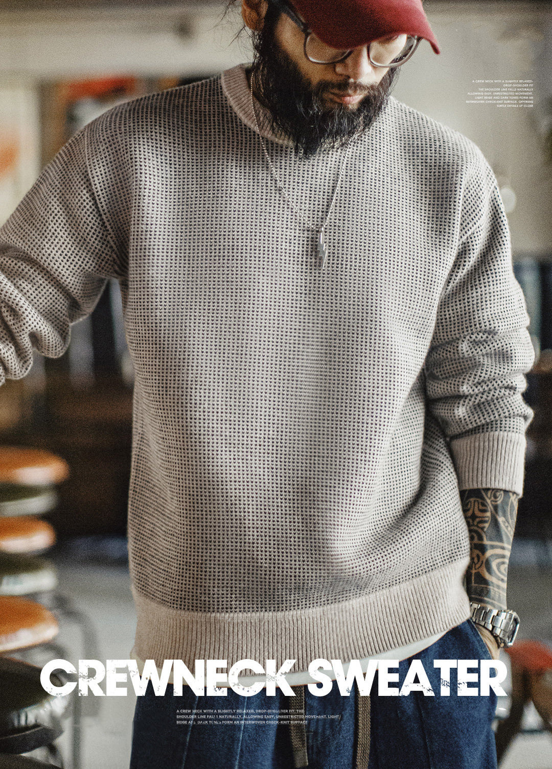 American Old Money Pullover Drape Knitted Warm Elasticity Men's Sweater - Harmony Gallery