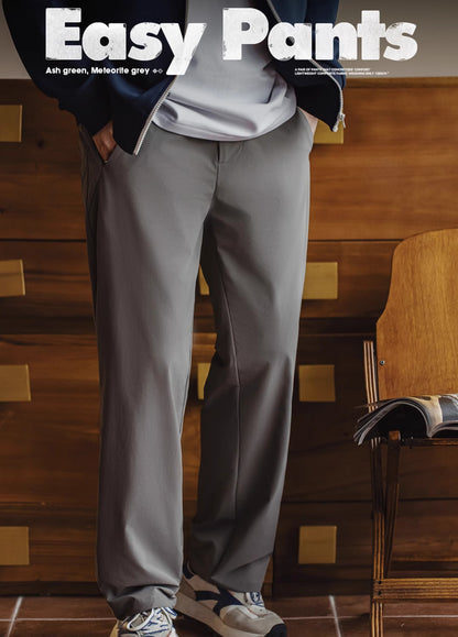 American Retro Easy Pants Thin Commuter Clean fit Men's Trousers - Harmony Gallery