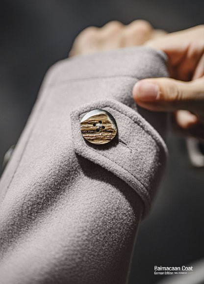 German Retro Mid-Length Oversized Outerwear Business And Leisure Men's Coat