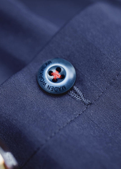 American Retro Logger Leg Slightly Tapered Elastic Waist Herringbone Men's Trousers