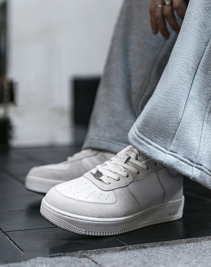 American Pure White Air Force Fall Thick Bottom All-Match Men's Casual Shoes - Harmony Gallery