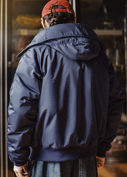 American Retro N2A Fur Collar Parka Blue Mountain Eagle Cotton Men's Jacket