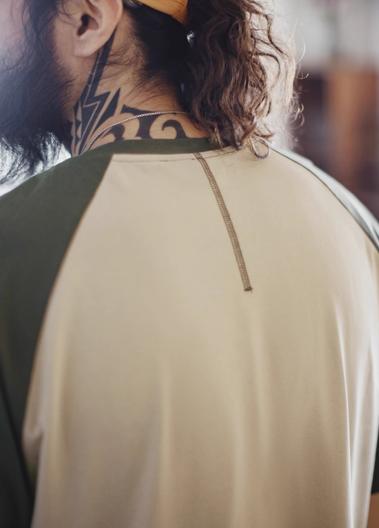 American Retro Contrast Color Cool Quick-Drying Sports Sunscreen Men's T-Shirt - Harmony Gallery