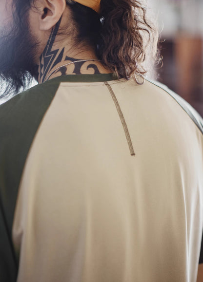 American Retro Contrast Color Cool Quick-Drying Sports Sunscreen Men's T-Shirt - Harmony Gallery