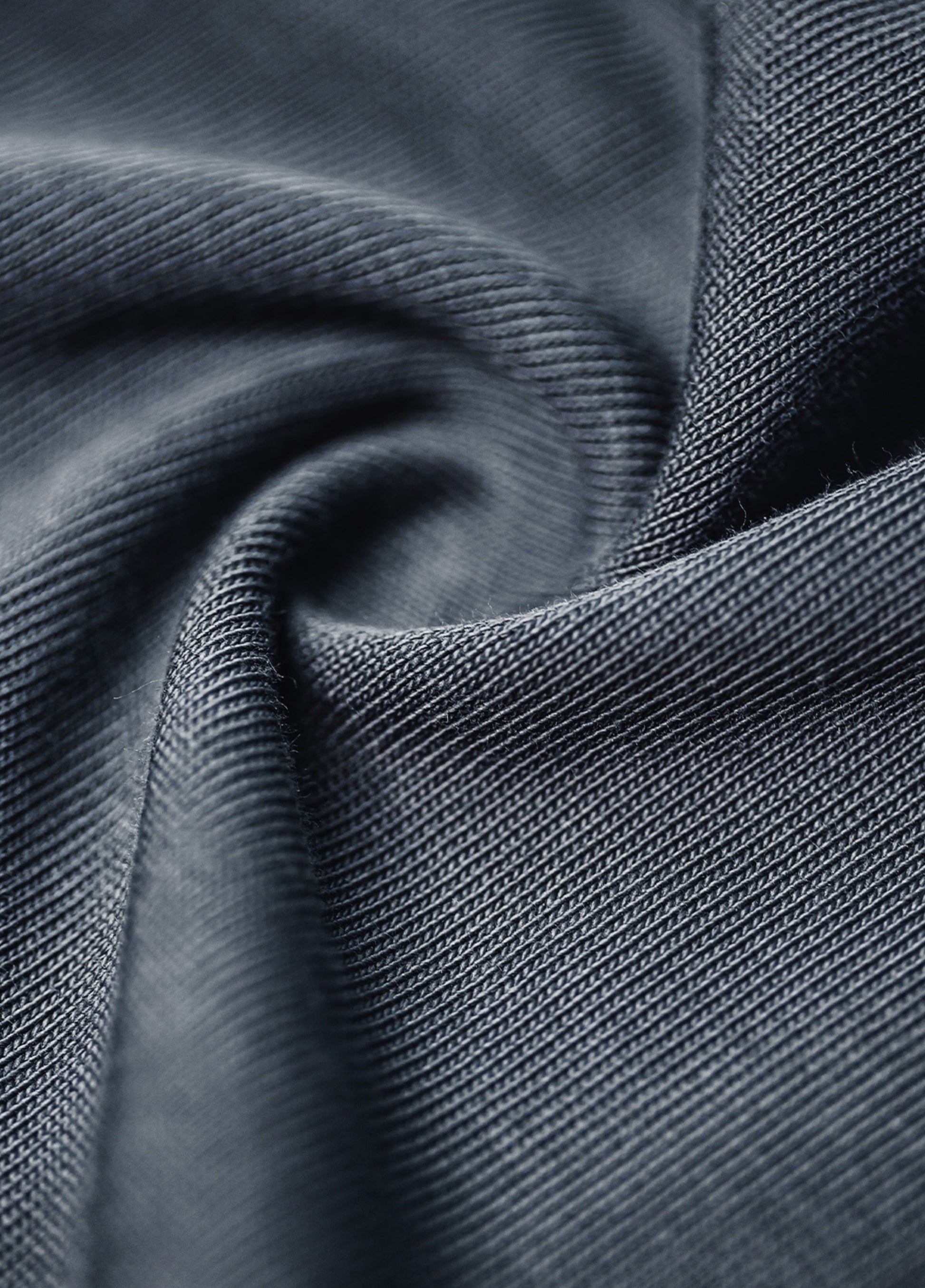 American Retro Henry Shirt Heavy Gray Blue Contrast Color Men's T-Shirt - Harmony Gallery