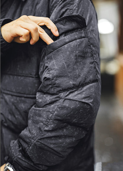 American Retro Batik M65 Hunting Warm and Rugged Cotton-Padded Men's Jacket