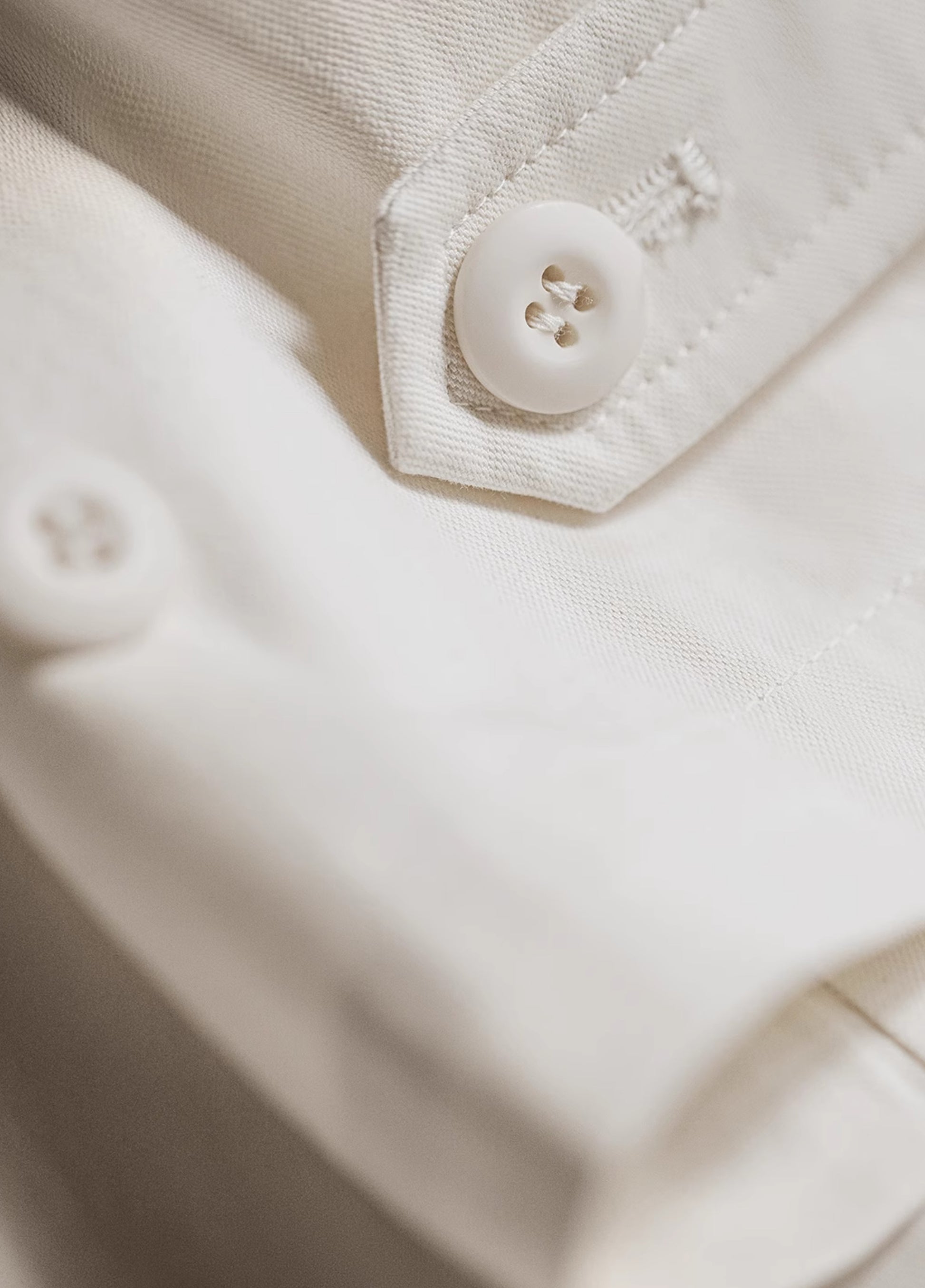 American Large Pocket Casual White Straight Elastic Waist Thin Men's Trousers - Harmony Gallery