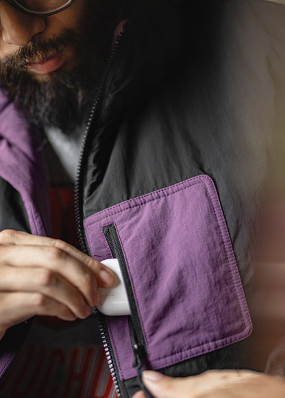 American Reversible Warm Mountain Thickened Cotton Coat Short Men's Jacket