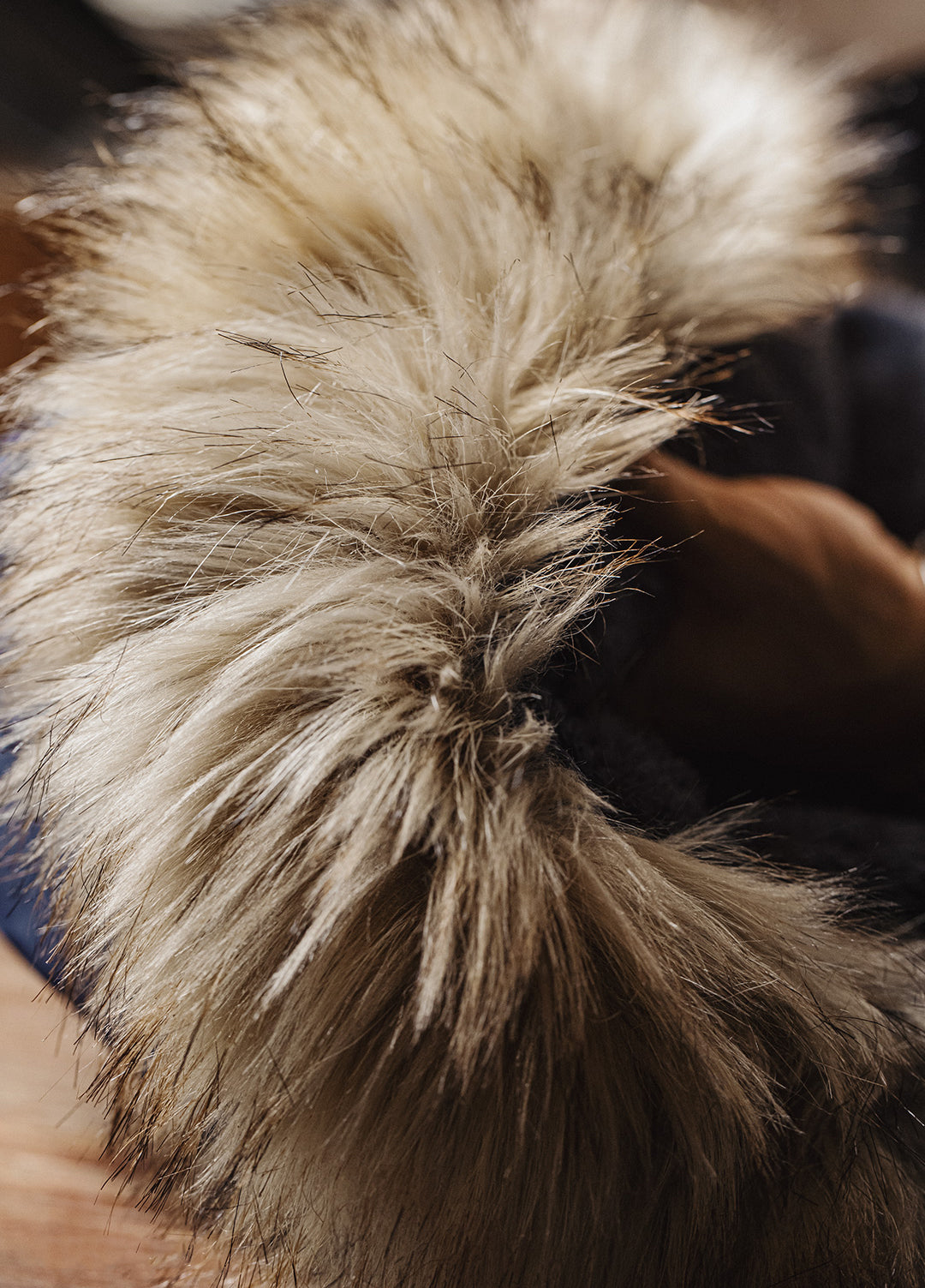 American Retro N2A Fur Collar Parka Blue Mountain Eagle Cotton Men's Jacket