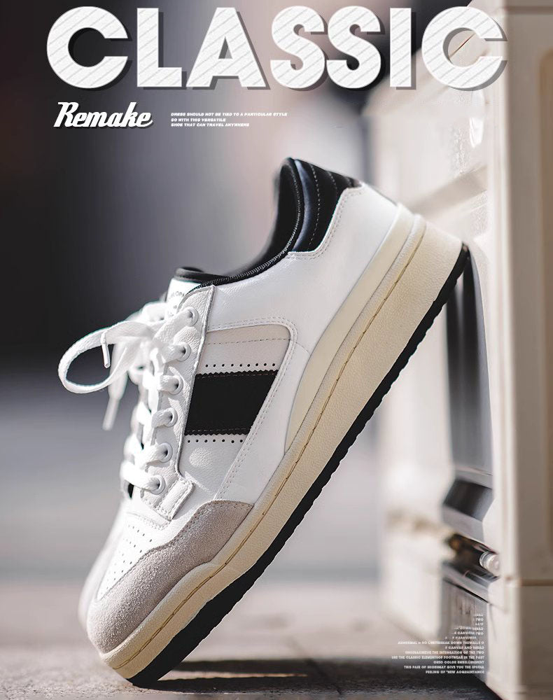 Retro Classic Remade All-Match Sports White Men's Casual Shoes - Harmony Gallery
