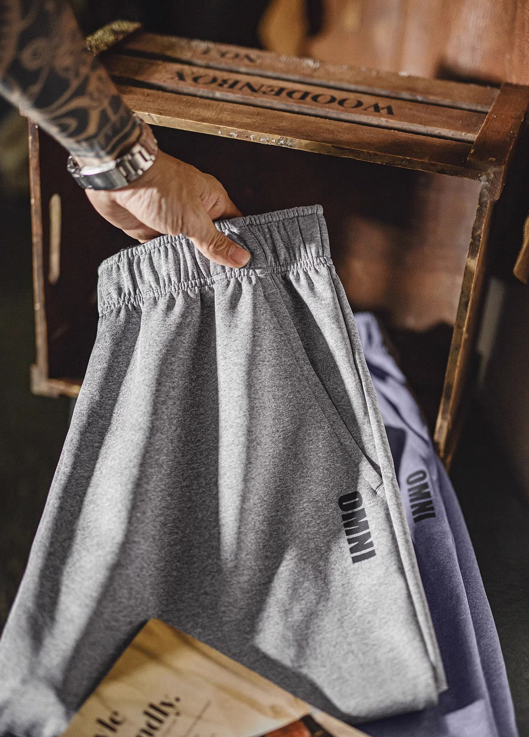 American Easy Pants Jogger Sweatpants Air Layer Anti-Wrinkle Men's Trousers