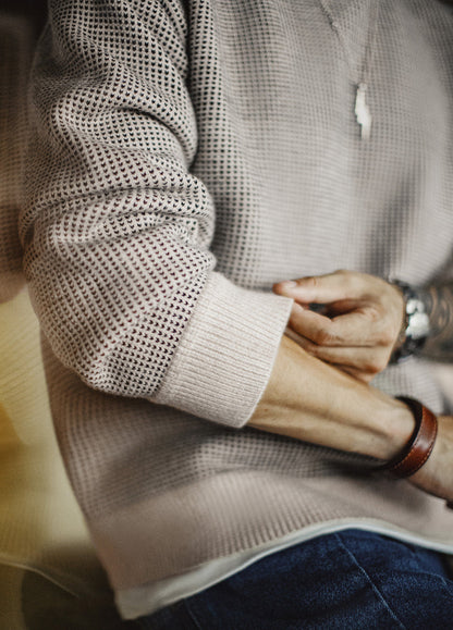 American Old Money Pullover Drape Knitted Warm Elasticity Men's Sweater - Harmony Gallery