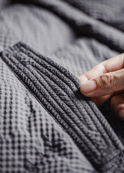 American Workwear Seersucker Outerwear High Loft Textured Men's Jacket