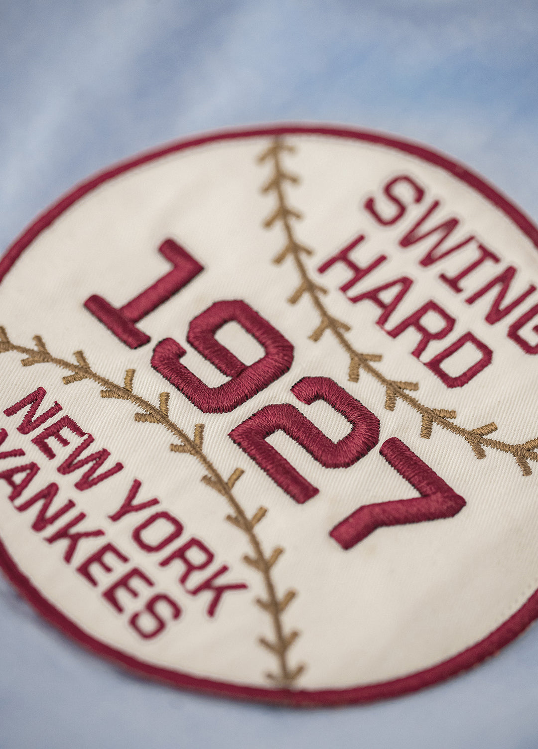 American Cloud And Water Color Embroidery Baseball Handsome Satin Men's Jacket - Harmony Gallery