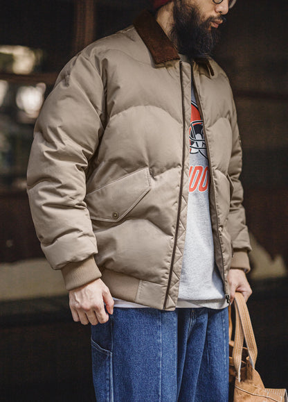 American Retro CWU 45 P Flight Short Warm Bomber Cotton-Padded Men's Jacket