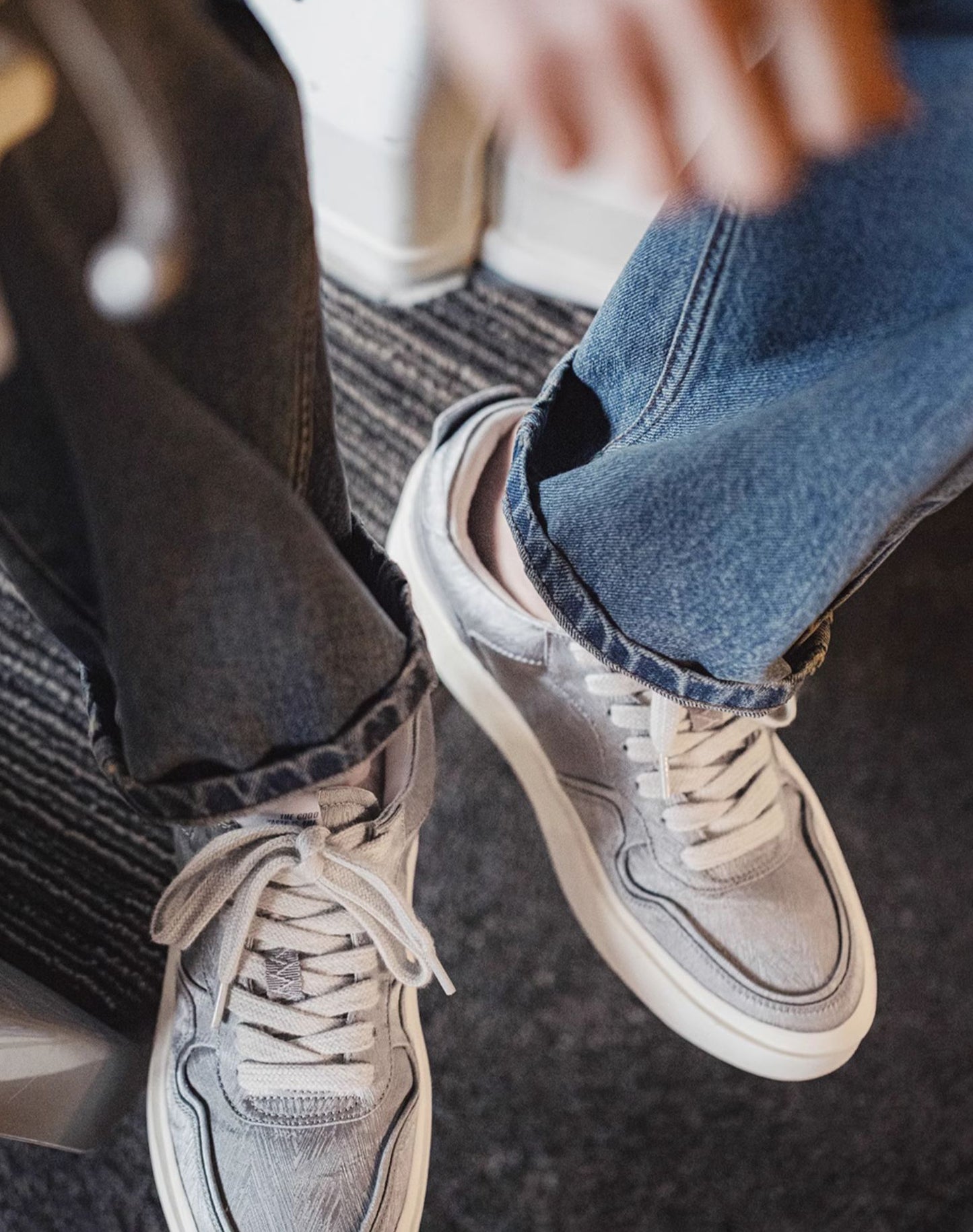 American Star Gray Silk Versatile Thick-Soled Breathable Sports  Men's Casual Shoes - Harmony Gallery