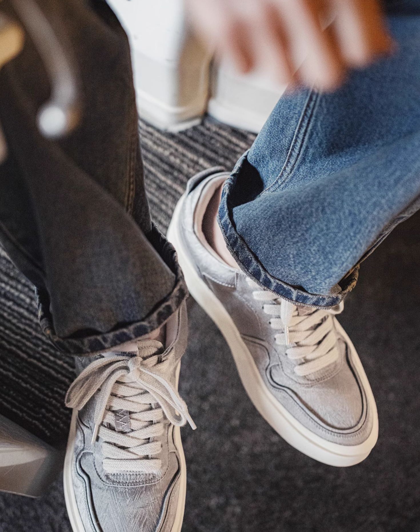 American Star Gray Silk Versatile Thick-Soled Breathable Sports  Men's Casual Shoes - Harmony Gallery