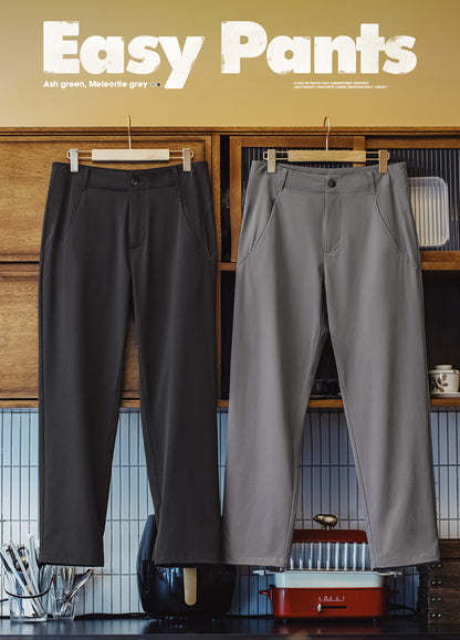 American Retro Easy Pants Thin Commuter Clean fit Men's Trousers - Harmony Gallery