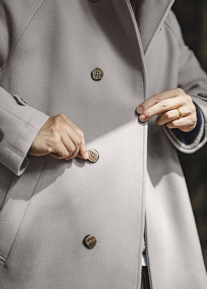 German Retro Mid-Length Oversized Outerwear Business And Leisure Men's Coat