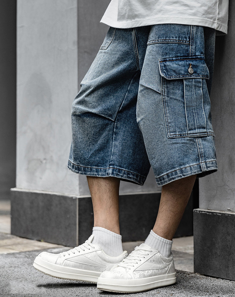 American Retro Cashew Flower Embroidered Breathable Men's Casual Shoes - Harmony Gallery