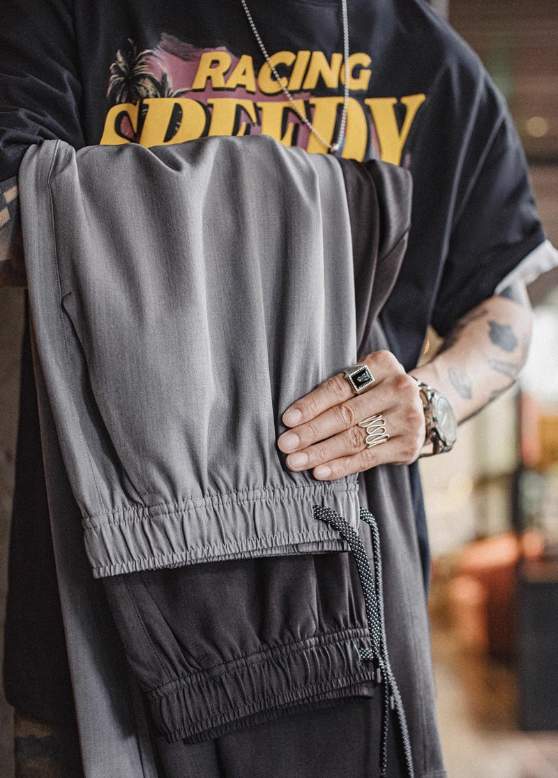 American Retro Casual Drape Clean Fit Old Money Commuter Men's Trousers - Harmony Gallery