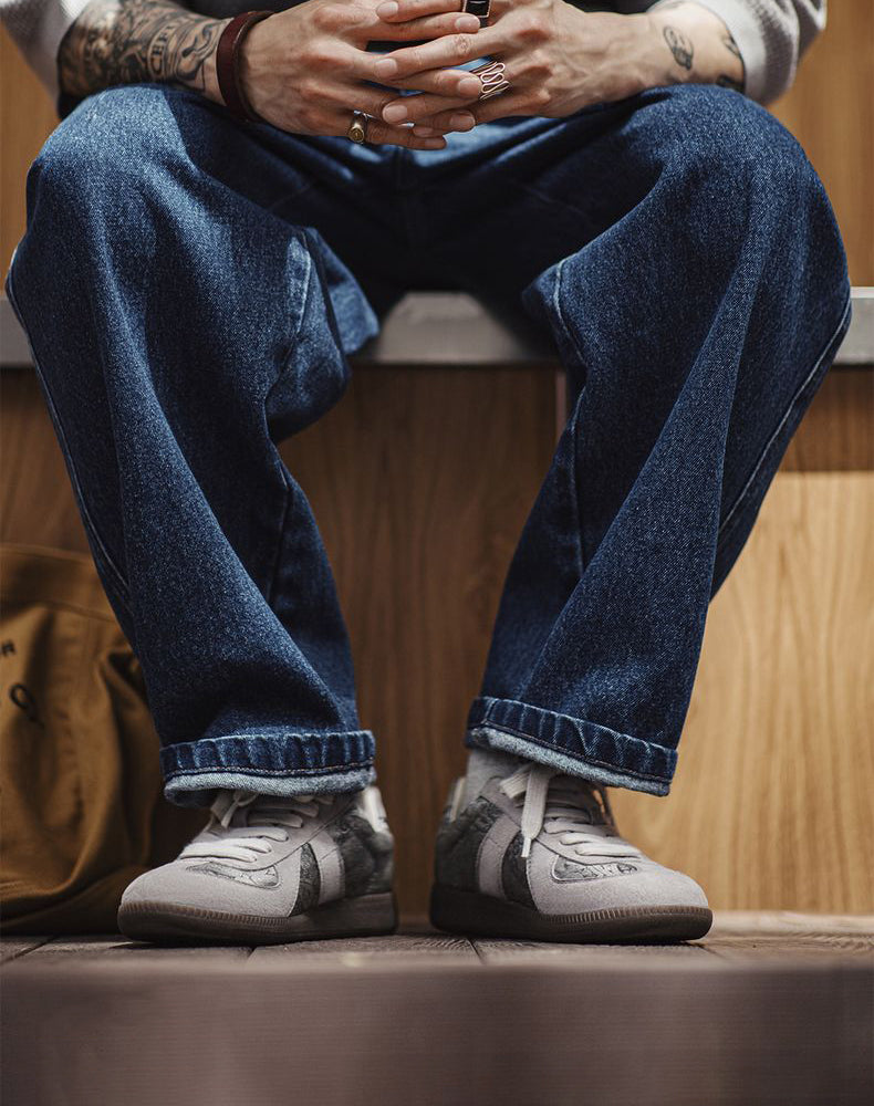 German Cashew Flower Sense Silk Cold Rock Gray Sport Men's Casual Shoes - Harmony Gallery