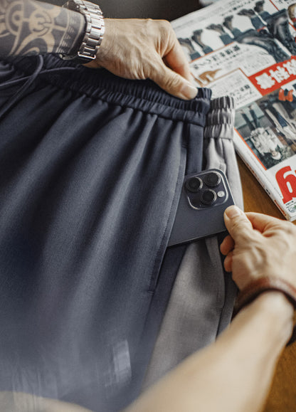 American Thin Woven Breathable Straight-Leg pants Clean Fit Men's Shorts - Harmony Gallery