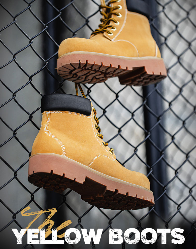 American Retro Mickey Round Head Big Martin Boots Thick Bottom Men's Boot - Harmony Gallery