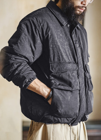 American Retro Batik M65 Hunting Warm and Rugged Cotton-Padded Men's Jacket