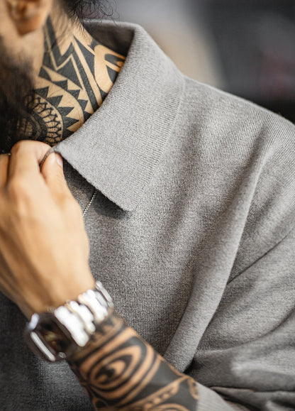 American Retro Casual Seagull Knitted Pullover Leisure Daily Men's Sweater - Harmony Gallery