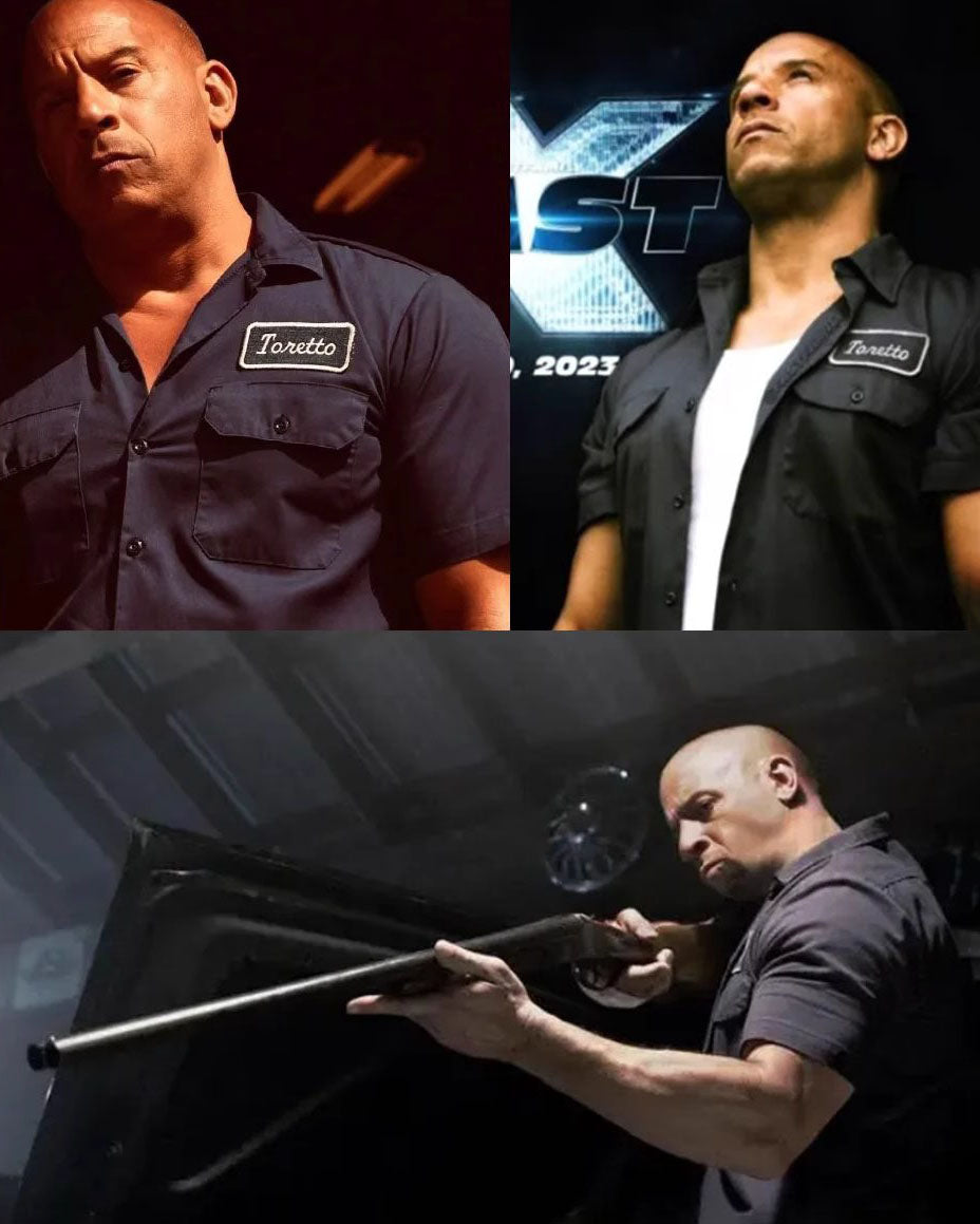 American Retro Toretto Tough Guy Lapel Thin Men's Shirt - Harmony Gallery