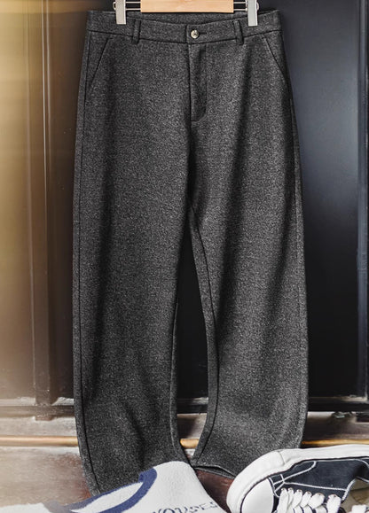 American Woolen Youthful And Energetic Style With A Draped Look Men's Trousers