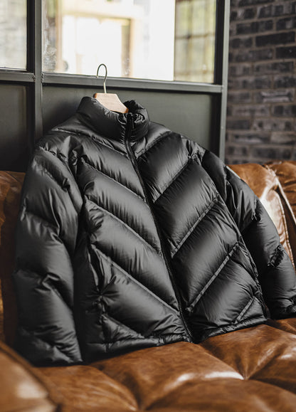 American Matte Short Sealed Bread Warm Outerwear Drill-Proof Men's Jacket