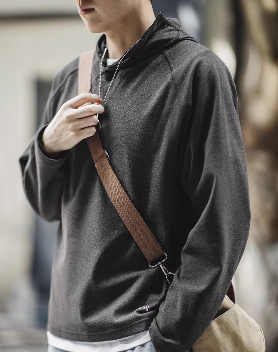 Pull à capuche en velours pour hommes, vêtements de travail allemands, masque de Ninja d'extérieur