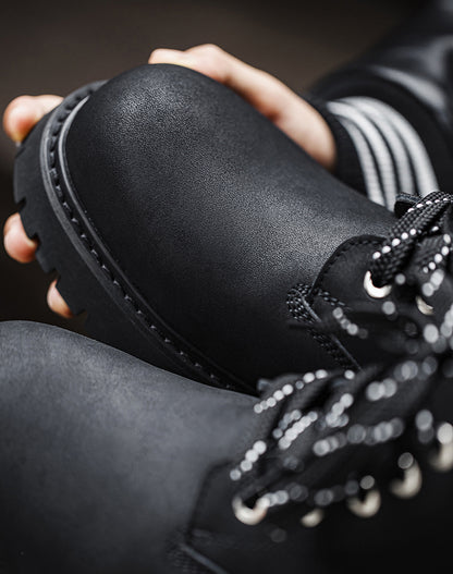 American Big Martin Boots Round Toe Work Mid-Cut Commuter Men's Boot - Harmony Gallery